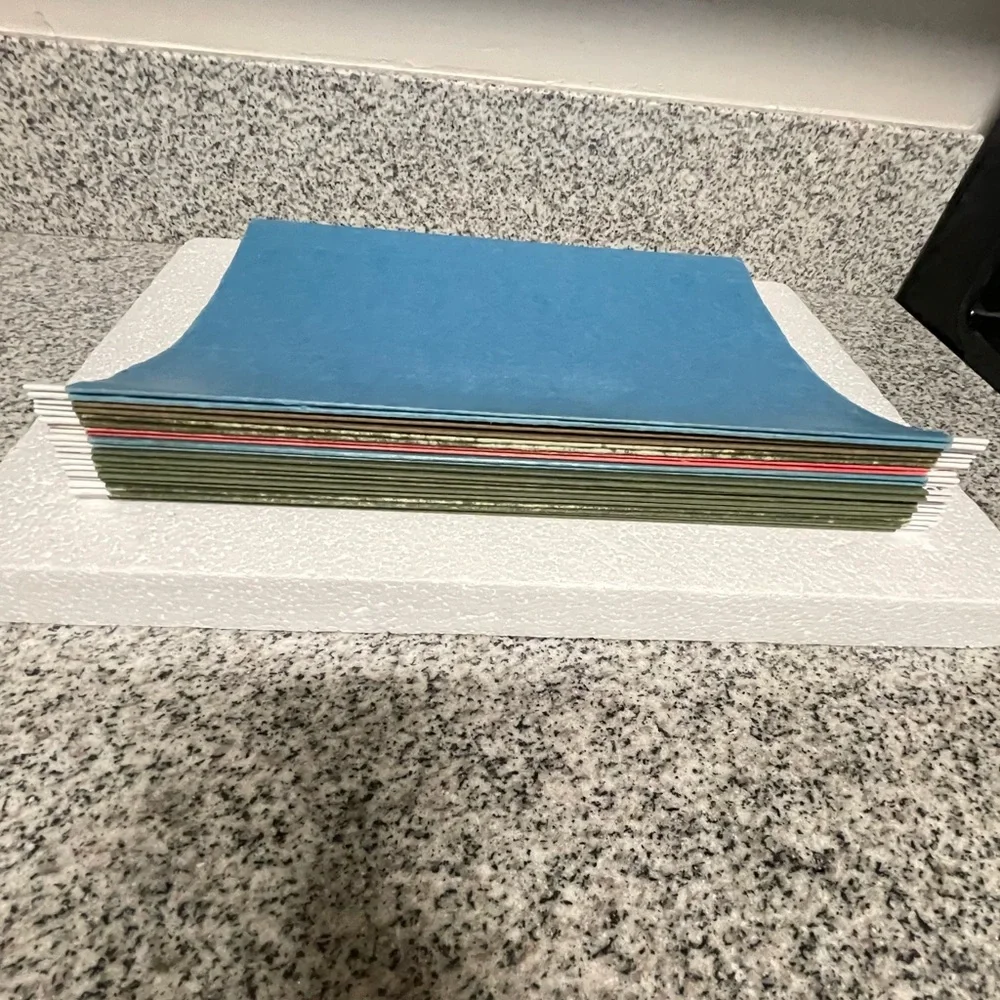 EUC, Multi-Color File Folders, One set of 10